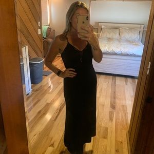 Cache Long Black Formal Dress Size 10